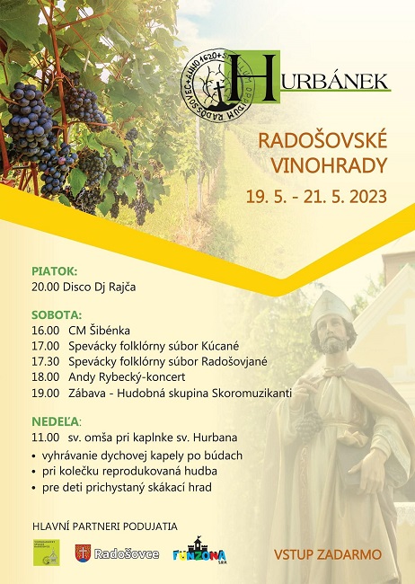 Radošovský Hurbánek 2023 - Radošovské vinohrady