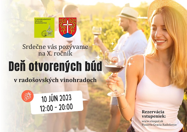 Deň otvorených búd v Radošovských vinohradoch 2023 - 10. ročník