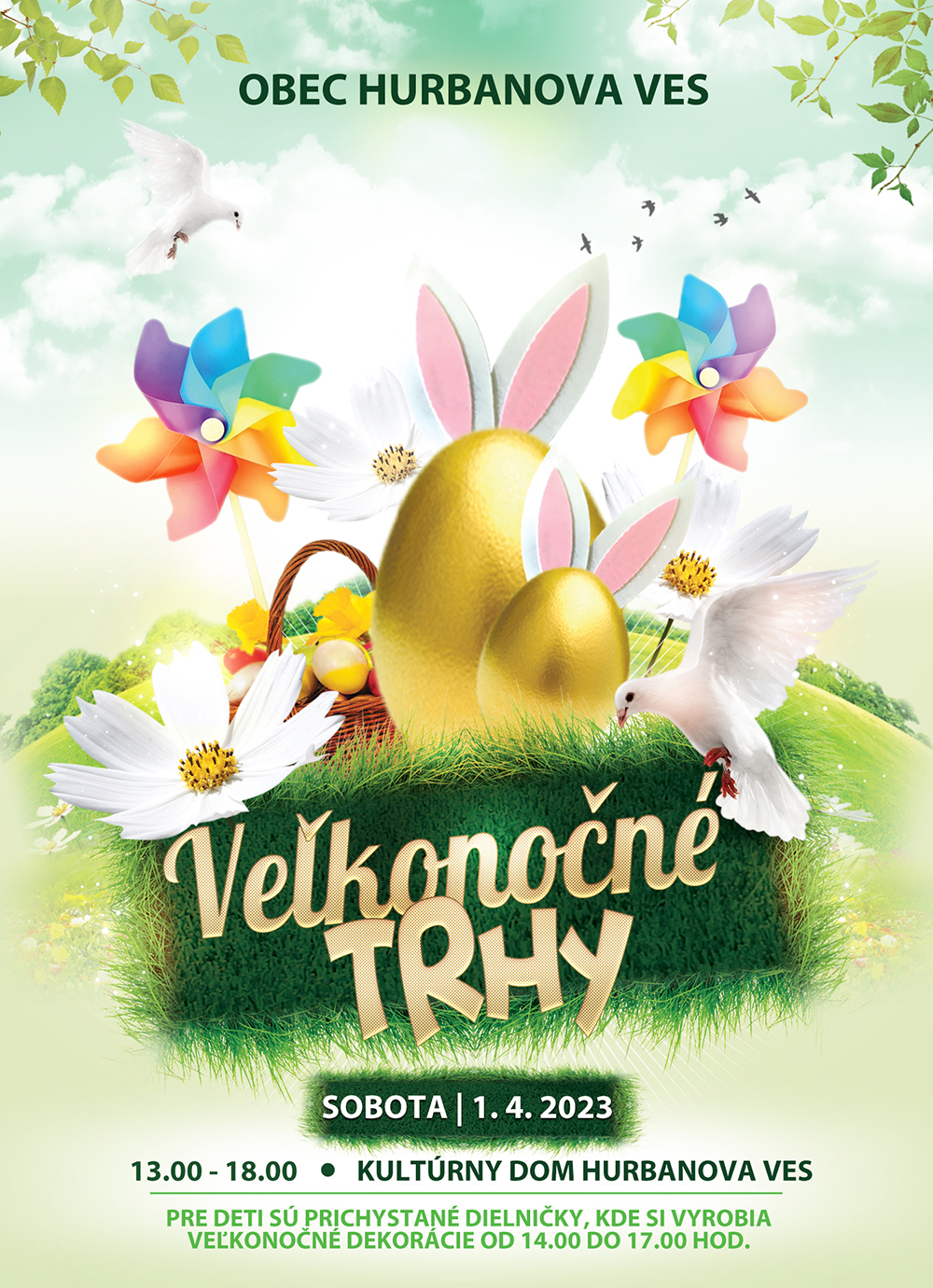 Veľkonočné trhy 2023 Hurbanova Ves
