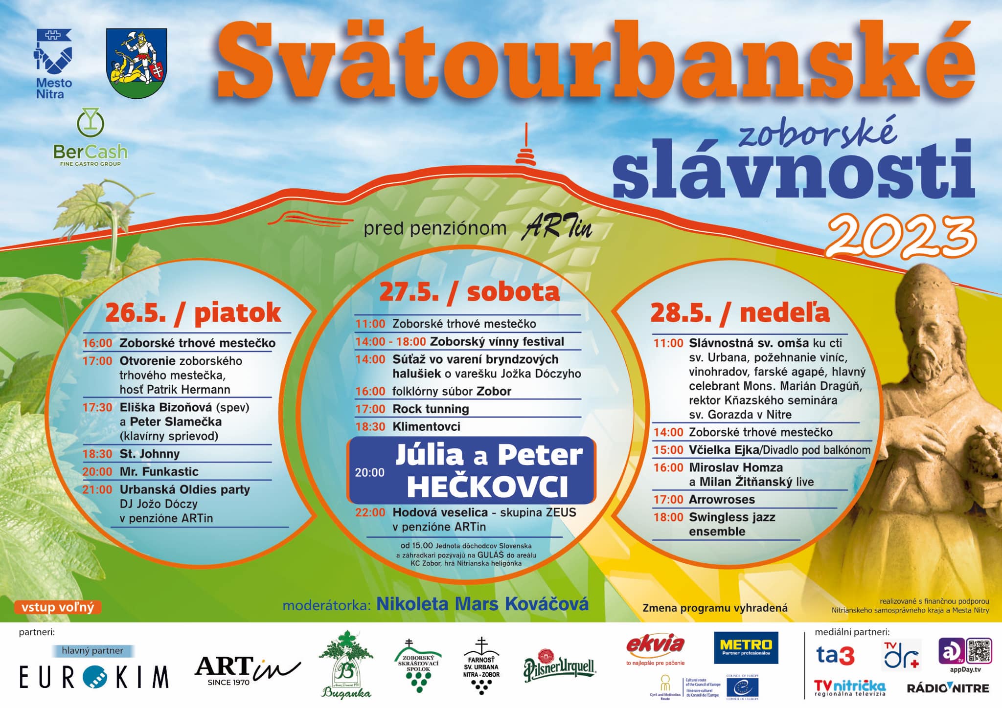 Svtourbansk zoborsk slvnosti 2023 Nitra - 13. ronk