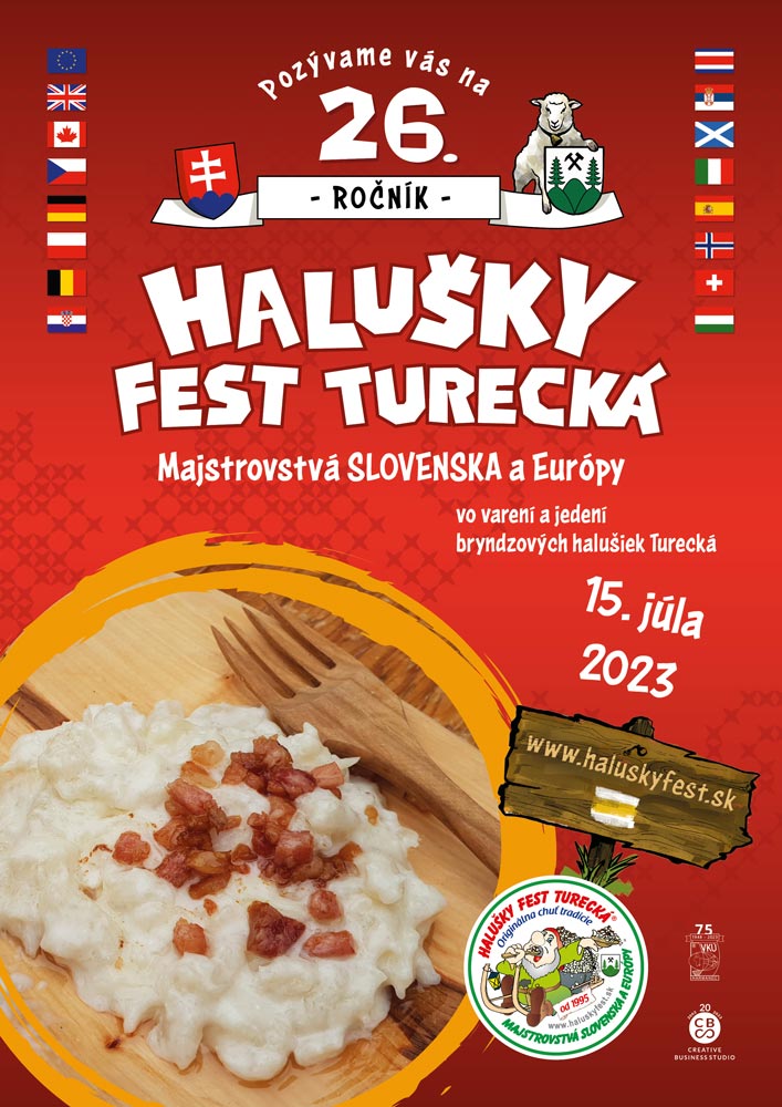 Halušky fest Turecká 2023 - 26. ročník