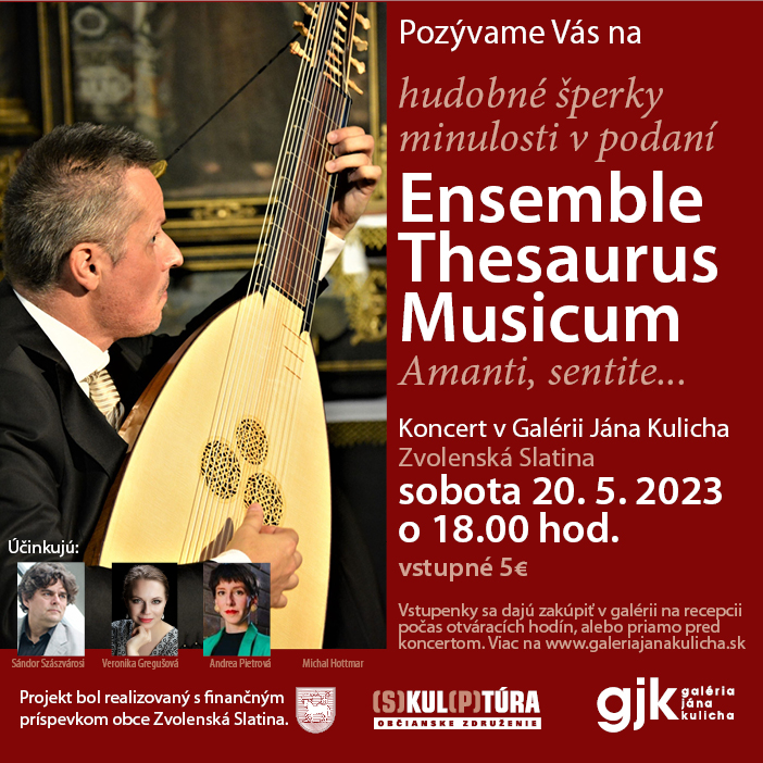 Ensemble Thesaurus Musicum 2023 Zvolensk Slatina - hudobn perky minulosti