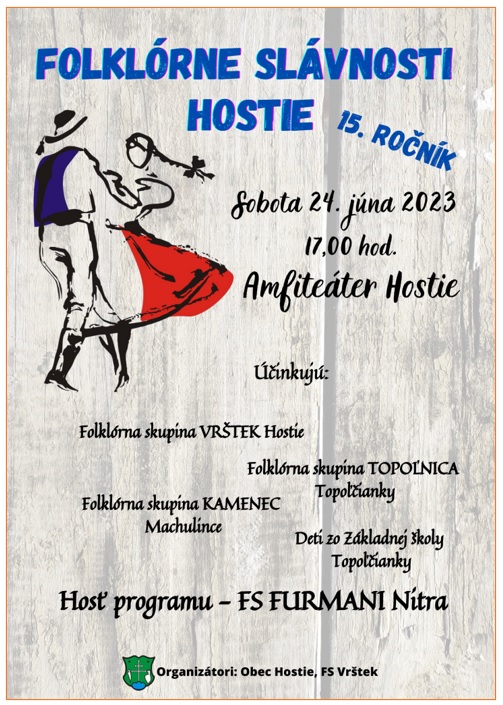 Folklórny festival Hostie 2023 - 15. ročník