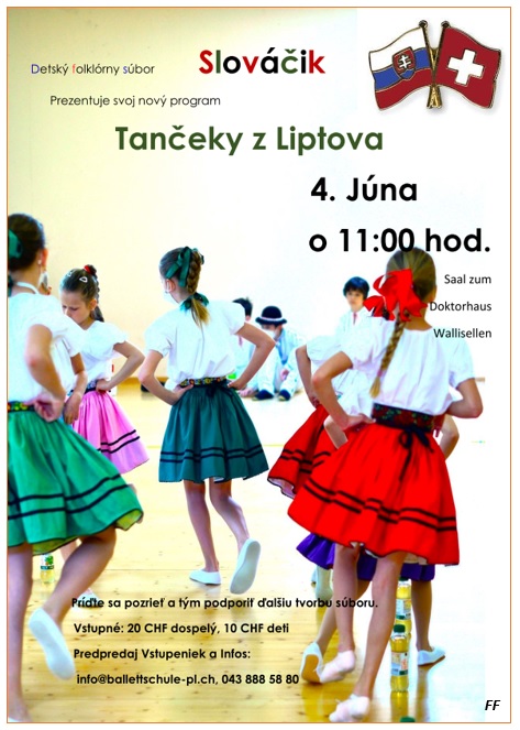 Taneky z Liptova 2023 Wallisellen - Detsk folklrny sbor Slovik