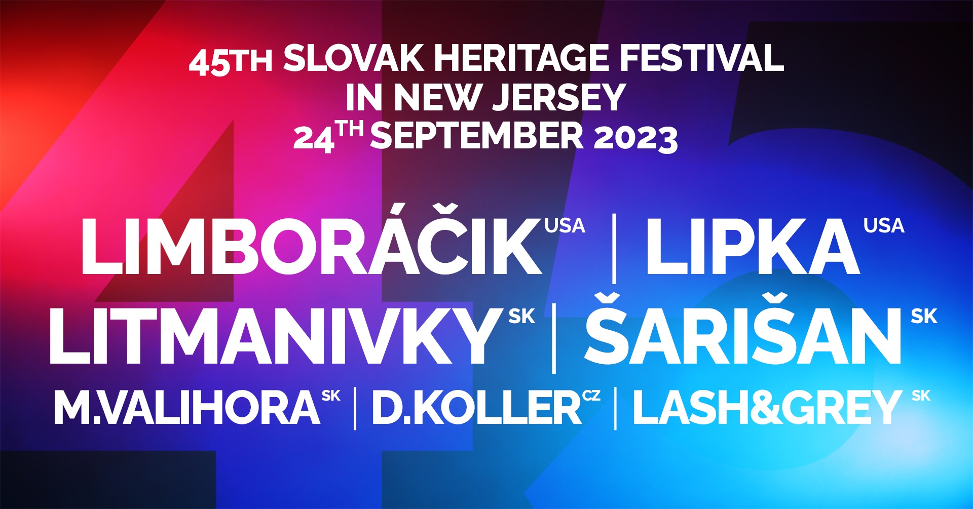 45th Slovak Heritage Festival / Festival slovenského dedičstva 2023 New Jersey