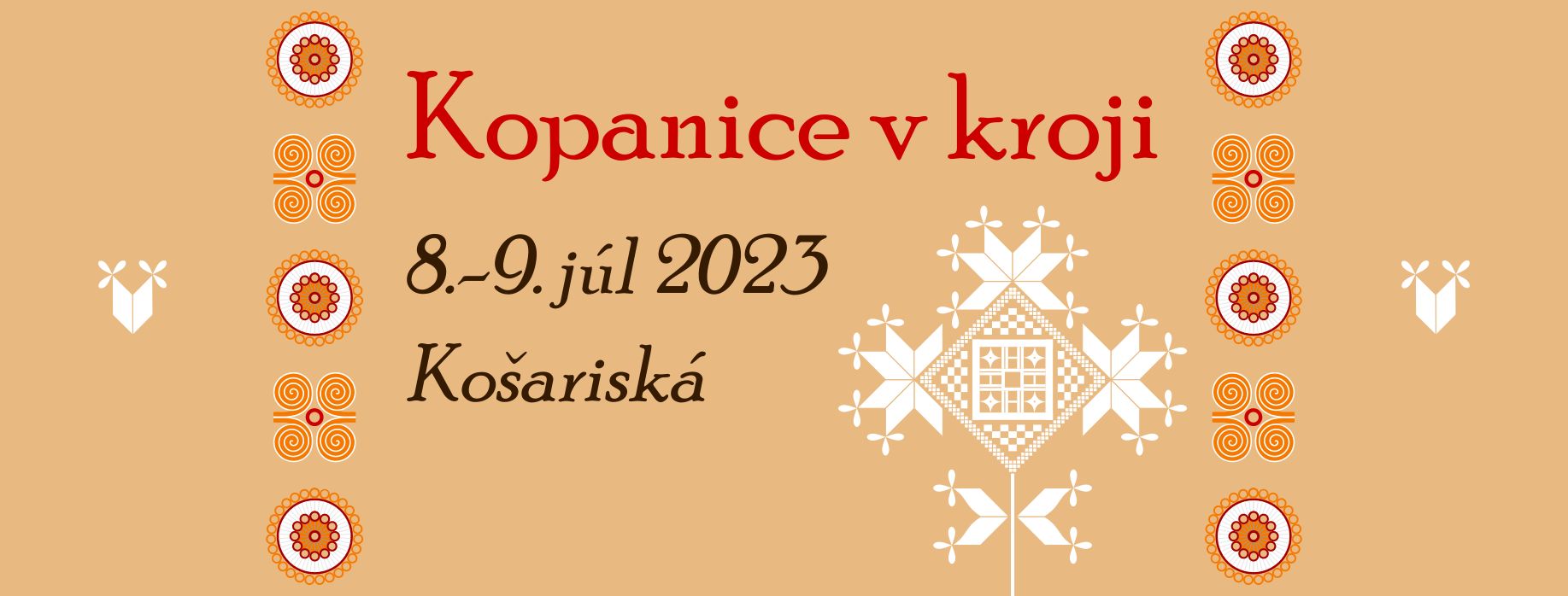 Kopanice v kroji 2023 Košariská - 4. ročník