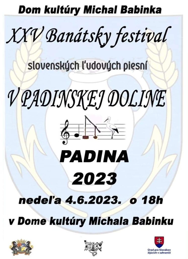 25. Bantsky festival slovenskch udovch piesn v Padinskej doline 2023 Padina
