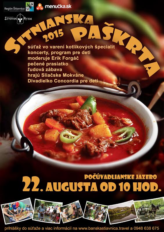 SITNIANSKA PAŠKRTA - festival varenia kotlíkových špecialít Banská Štiavnica