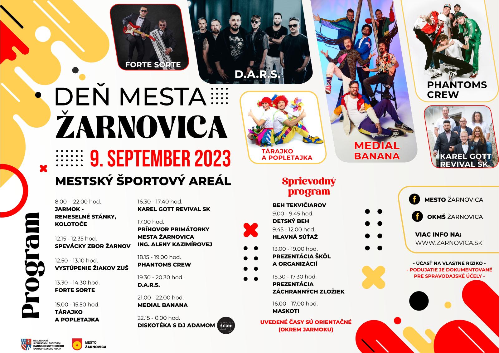 Deň mesta Žarnovica 2023