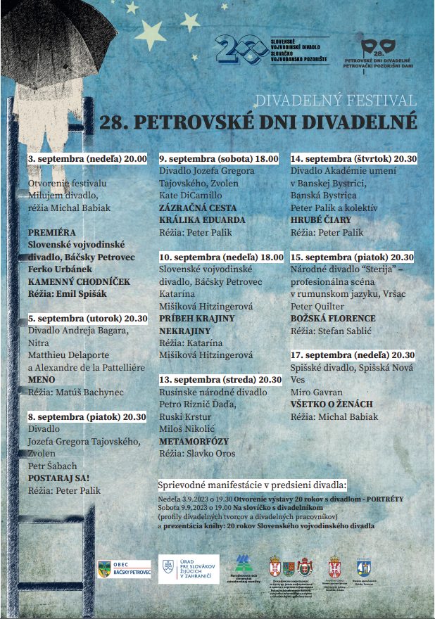 28. Divadeln festival Petrovsk dni divadeln 2023 Bsky Petrovec