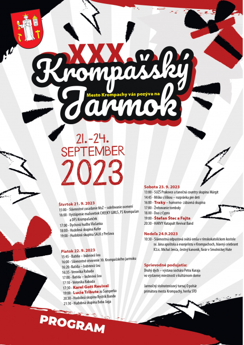 XXX. Krompašský jarmok 2023 Krompachy