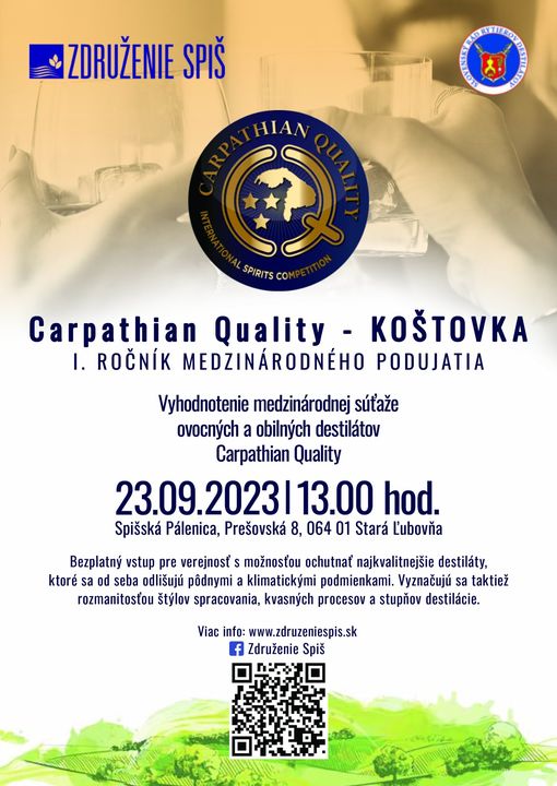 Carpathian Quality - Koštovka 2023 Stará Ľubovňa  - 1. ročník