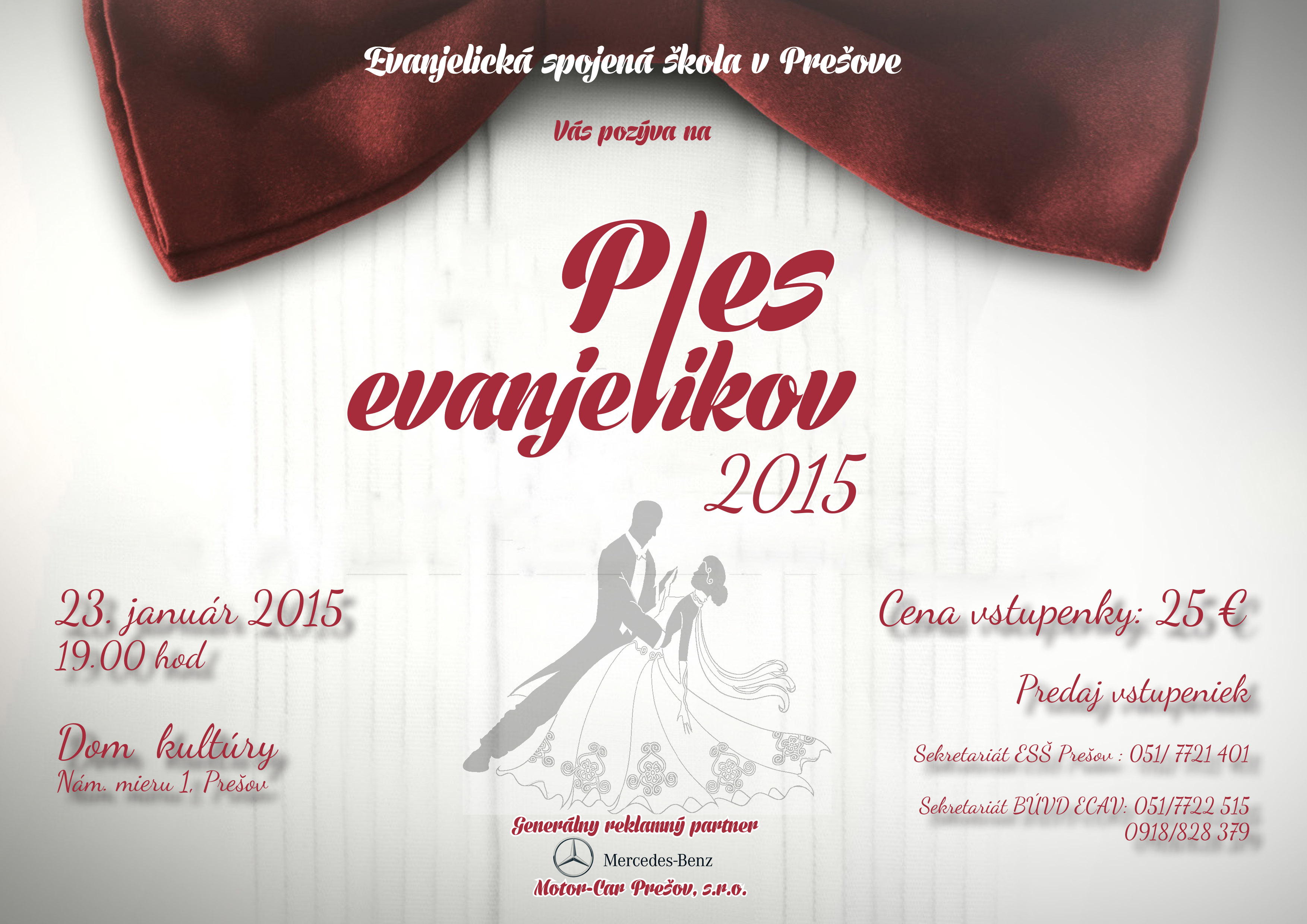 Evanjelický ples Prešov 2015			