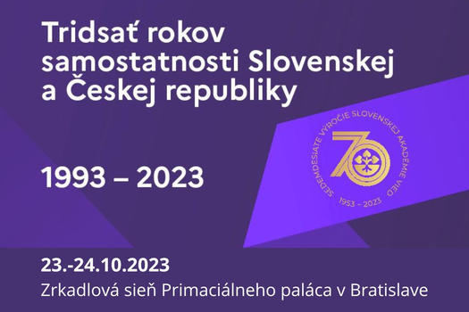 Tridsa rokov samostatnosti Slovenskej a eskej republiky (1993 - 2023) 2023 Bratislava - moderovan diskusia