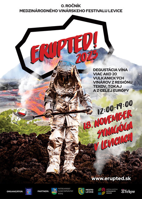 Erupted! 2023 - vinársky festival 2023 Levice - 0. ročník