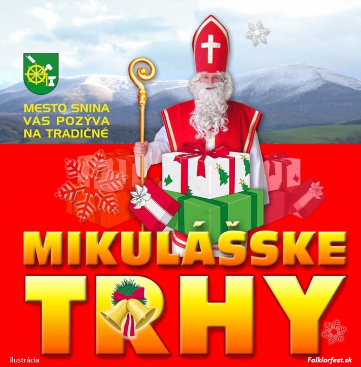 Mikulske trhy 2023 Snina