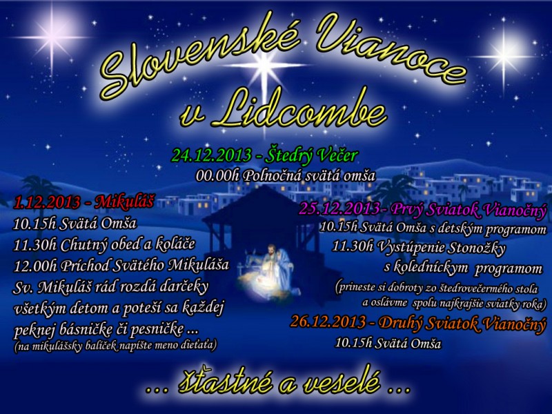 Slovensk Vianoce v Lidcombe 2023