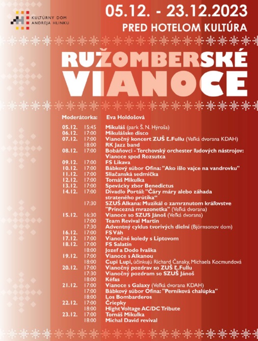 Ru�ombersk� Vianoce 2023