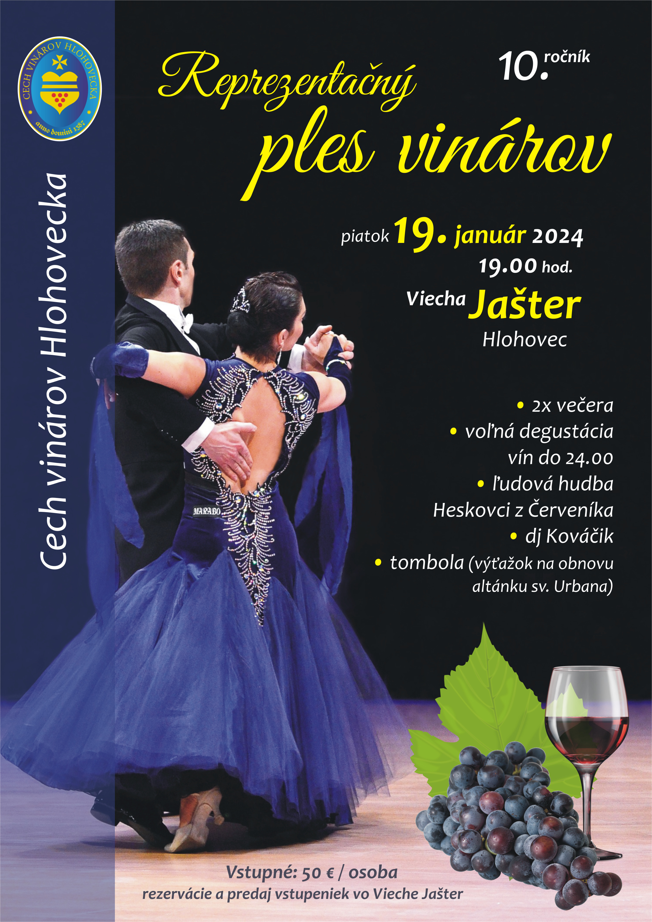 Reprezentan ples vinrov 2023 Hlohovec - 10. ronk