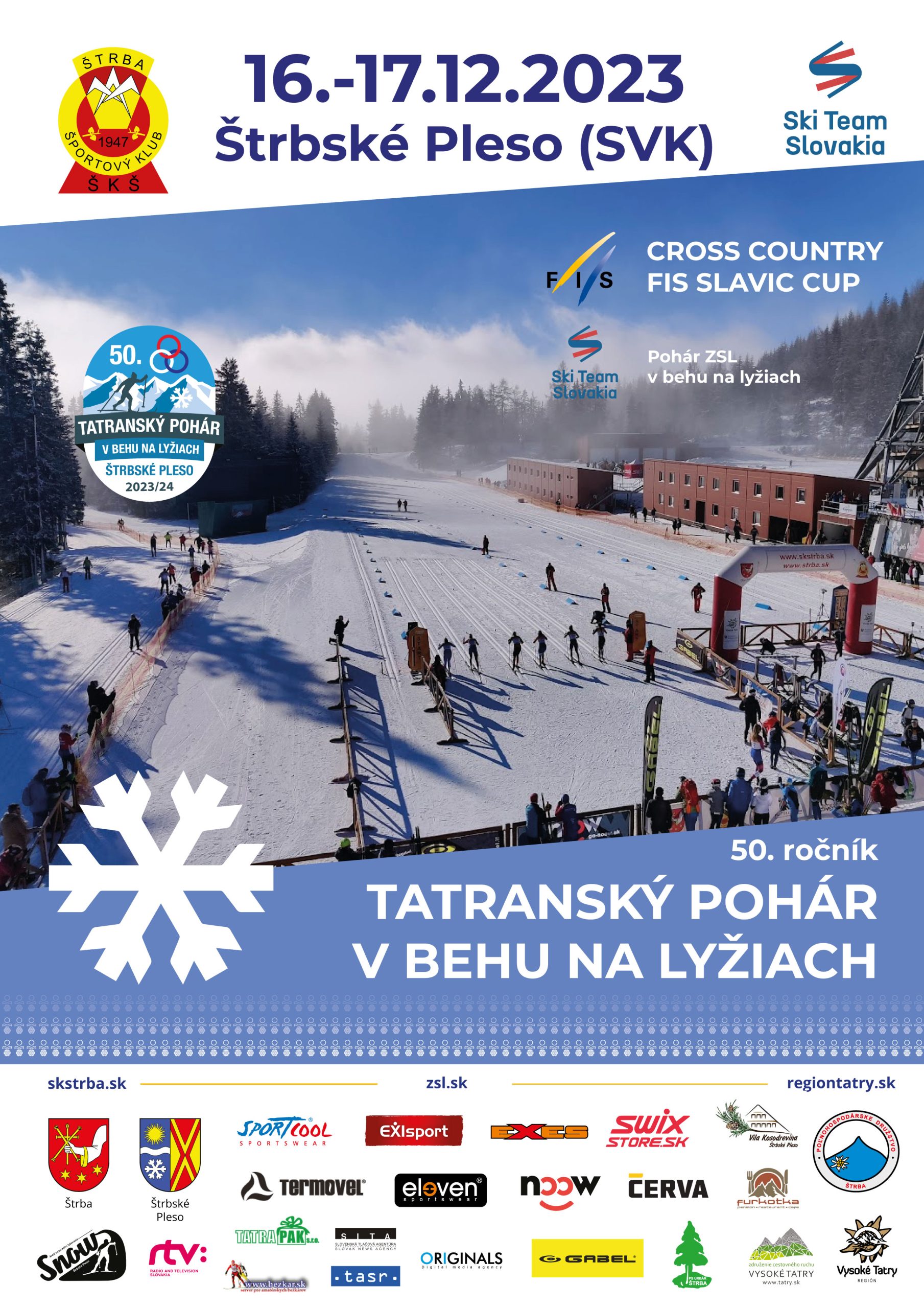 Tatransk pohr v behu na lyiach - FIS Slavic Cup 2023 trbsk Pleso - 50. ronk