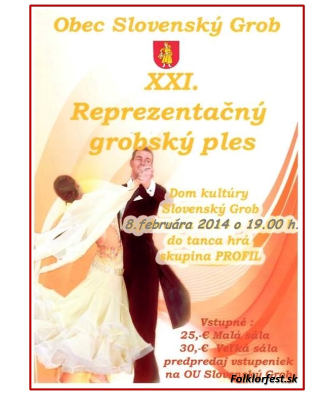 XXI. Reprezentan  grobsk ples Slovensk Grob 2014