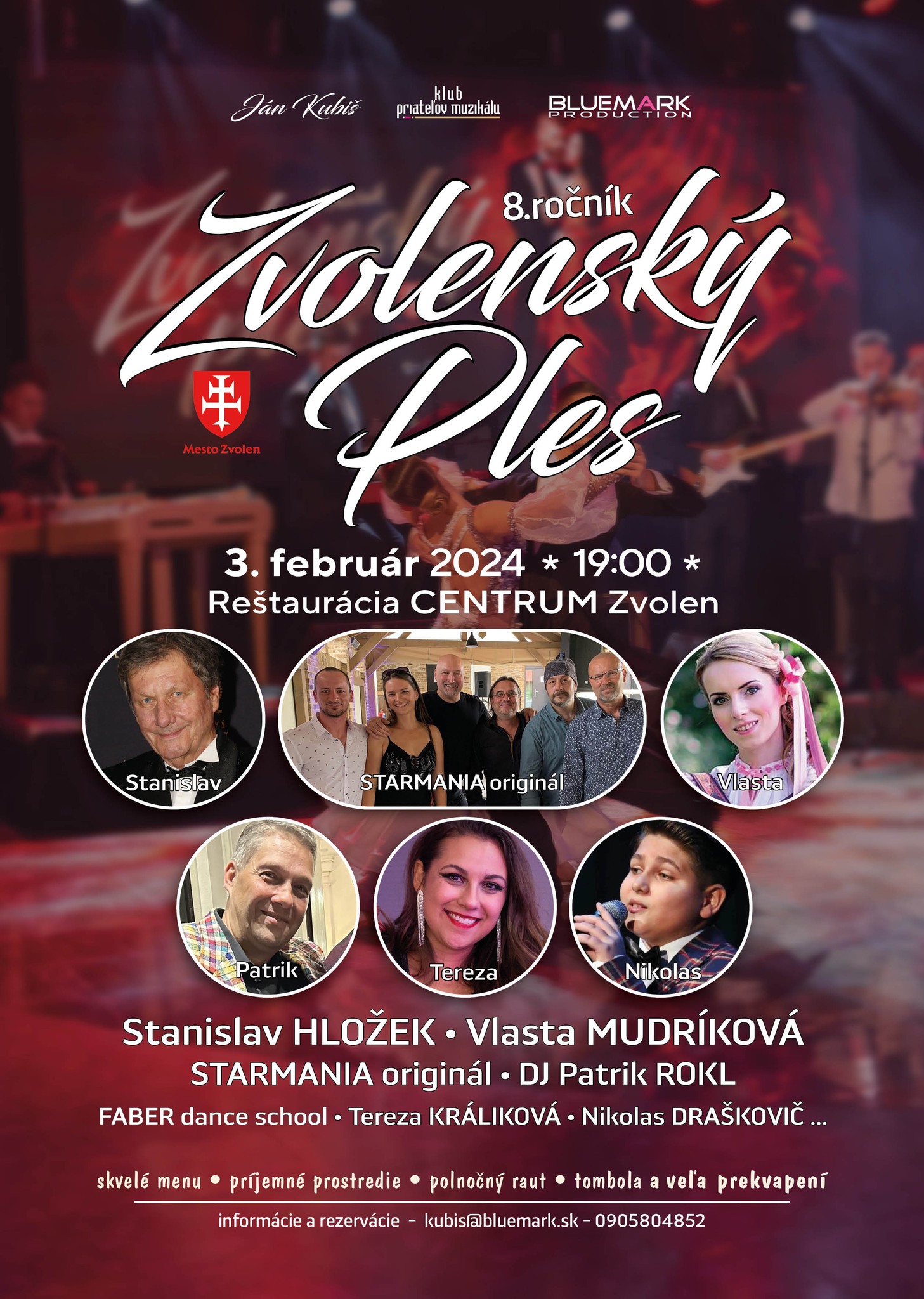 Zvolenský ples 2024 Zvolen 8. ročník Zvolen Folklorfest.sk