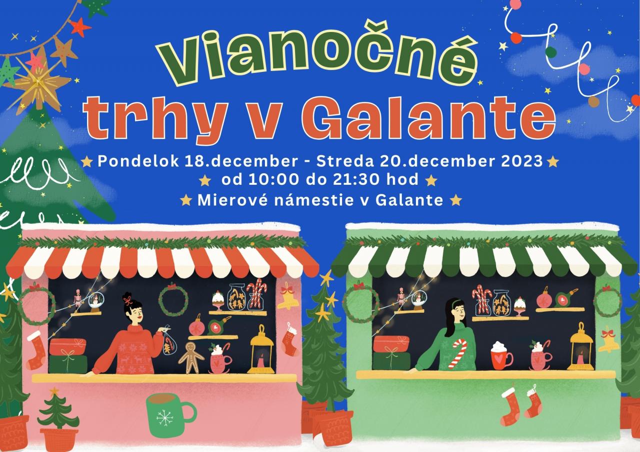 Vianon trhy v Galante 2024 