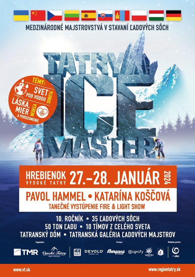 Tatry Ice Master 2024 Hrebienok - 10. ročník Medzinárodných majstrovstiev v stavaní ľadových sôch