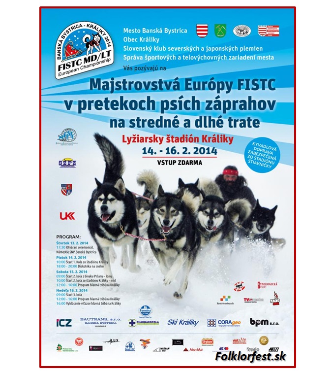 Európsky šampionát psích záprahov / European Championship Sled Dog Králiky 2014