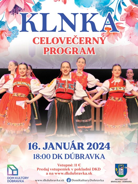 KLNKA 2024 Dbravka - celoveern predstavenie detskho folklrneho sboru