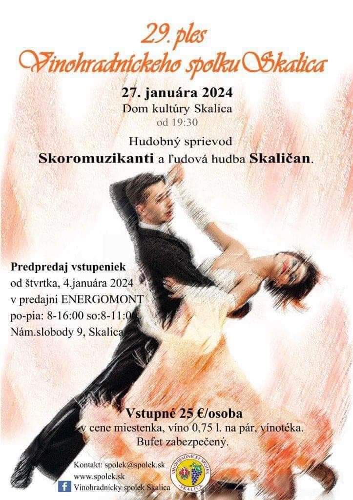 29. ples Vinohradnckeho spolku Skalica 2024