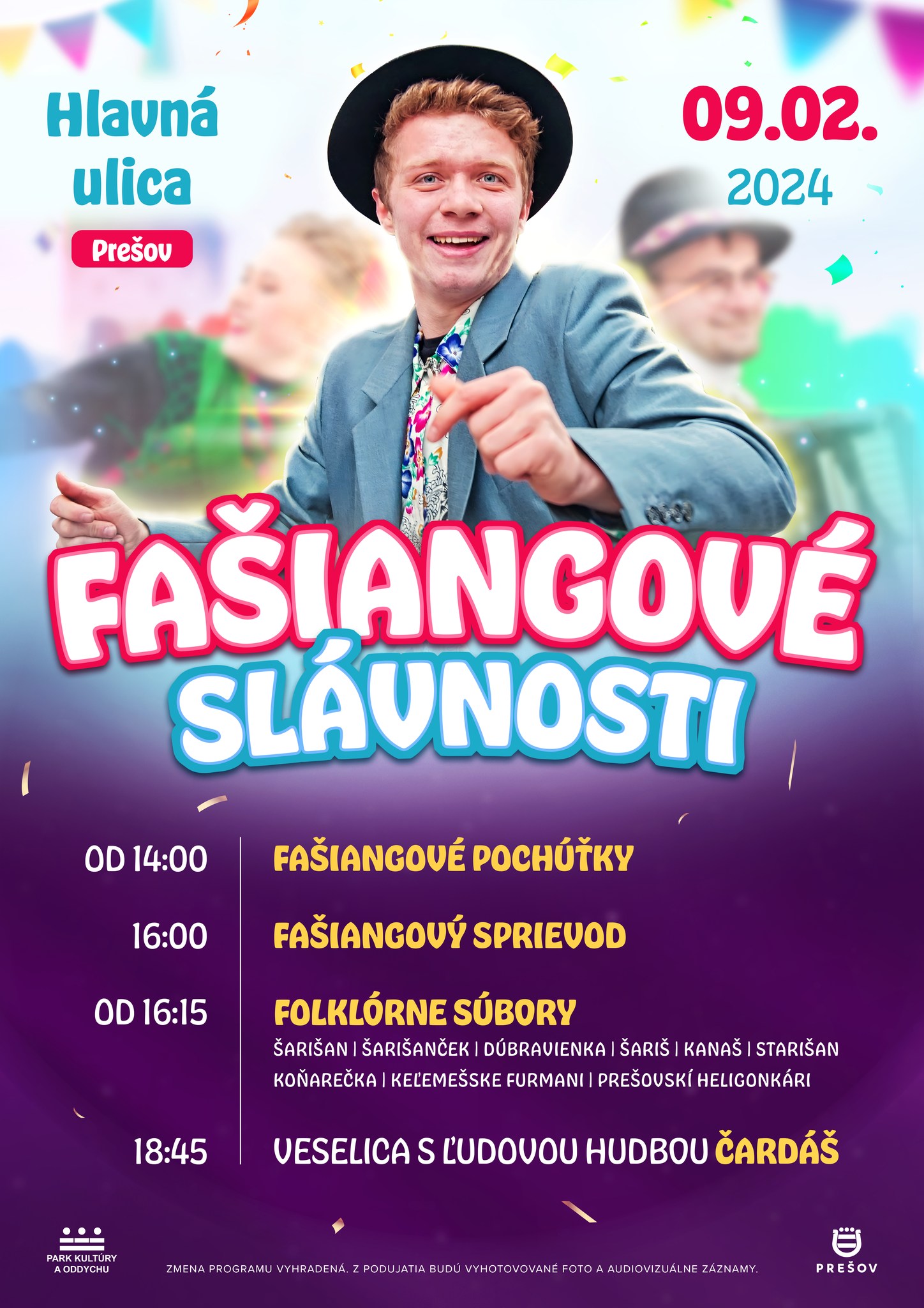 Fašiangové slávnosti 2024 Prešov