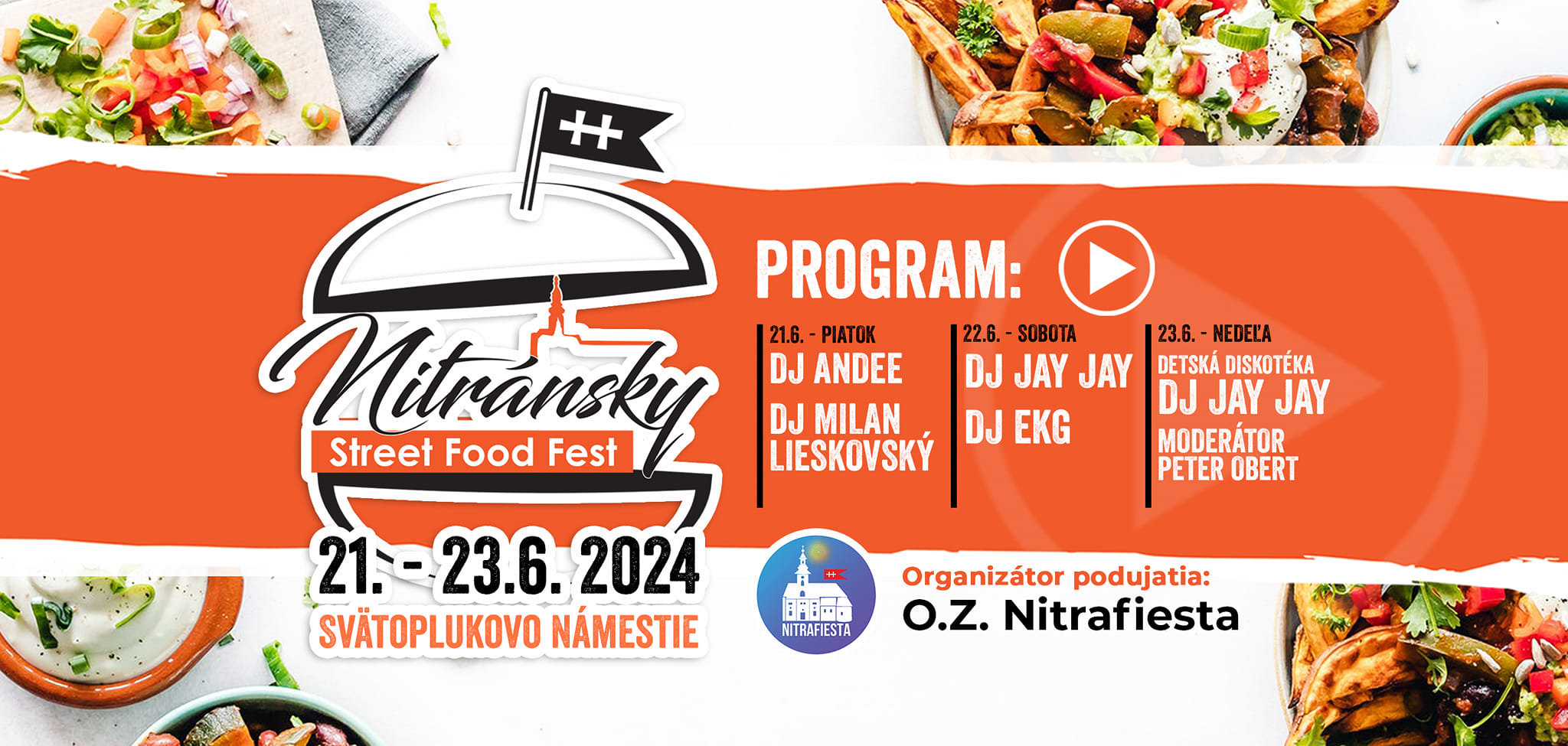 Nitránsky Street Food Fest 2024 Nitra - 5. ročník