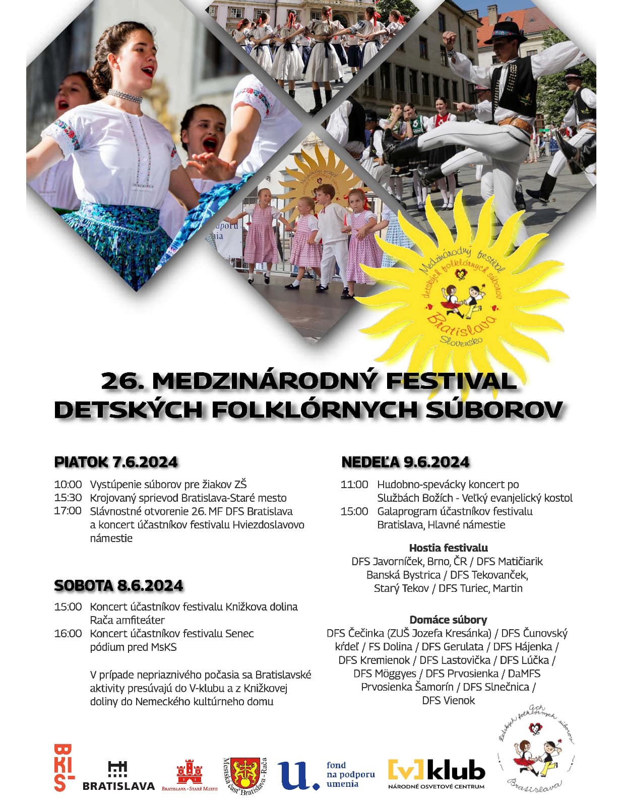 Medzinrodn festival detskch folklrnych sborov 2024 Bratislava - XXVI. ronk