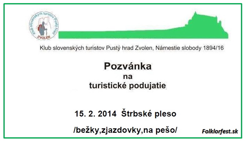 Turistické podujatie na Štrbskom plese 2014