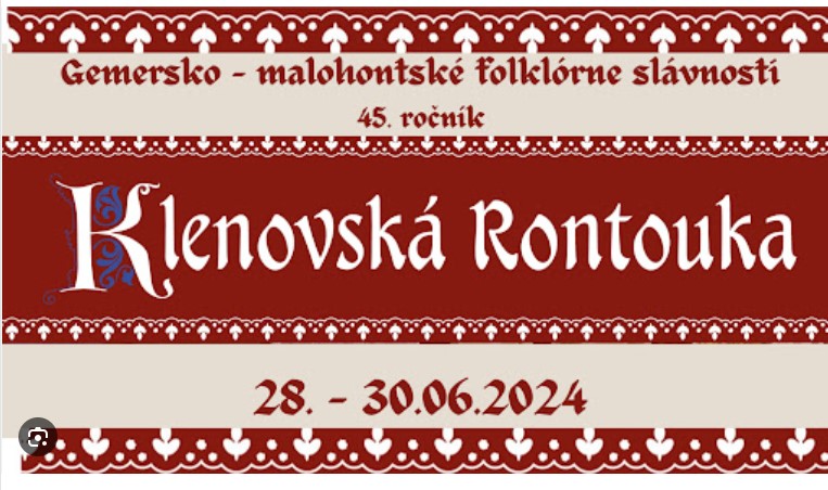 Klenovsk Rontouka 2024 Klenovec - 45. ronk Gemersko-malohontskch folklrnych slvnost 