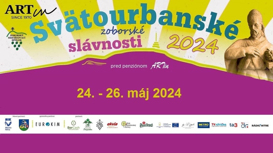 Svätourbanské zoborské slávnosti 2024 Nitra - XIV. ročník