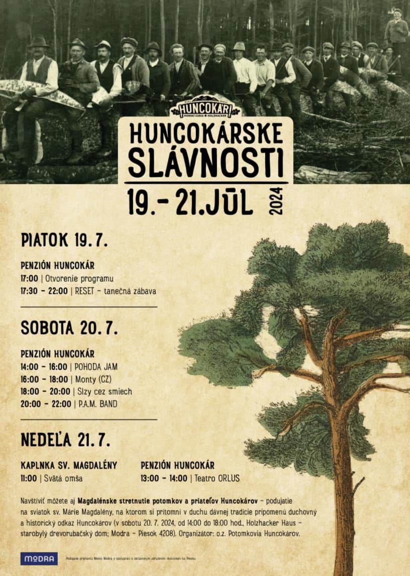 Huncokrske slvnosti 2024 Modra