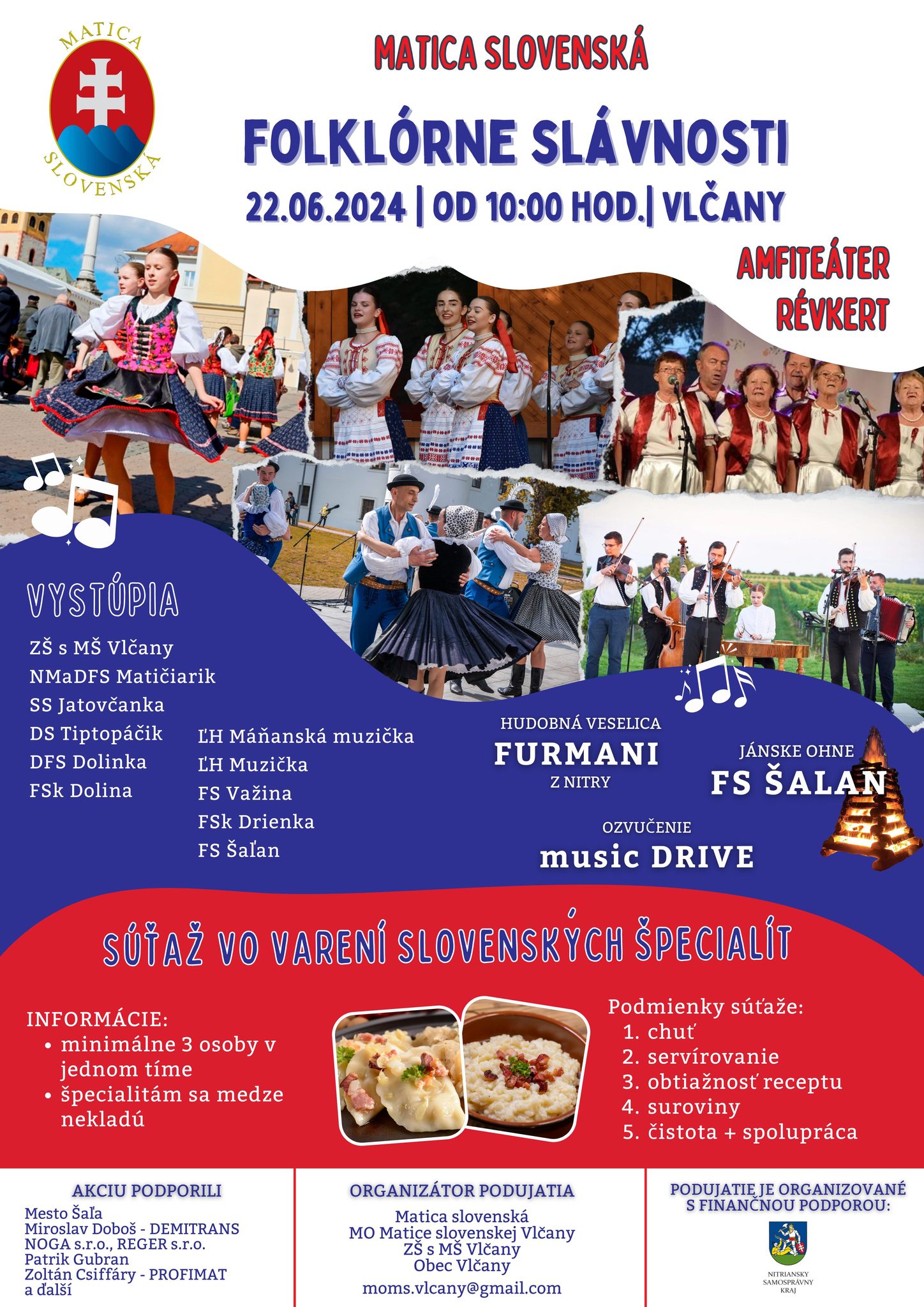 Folkl�rne sl�vnosti a s��a� vo varen� slovensk�ch �pecial�t 2024 Vl�any