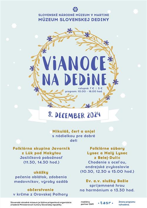 Vianoce na dedine 2024 Martin