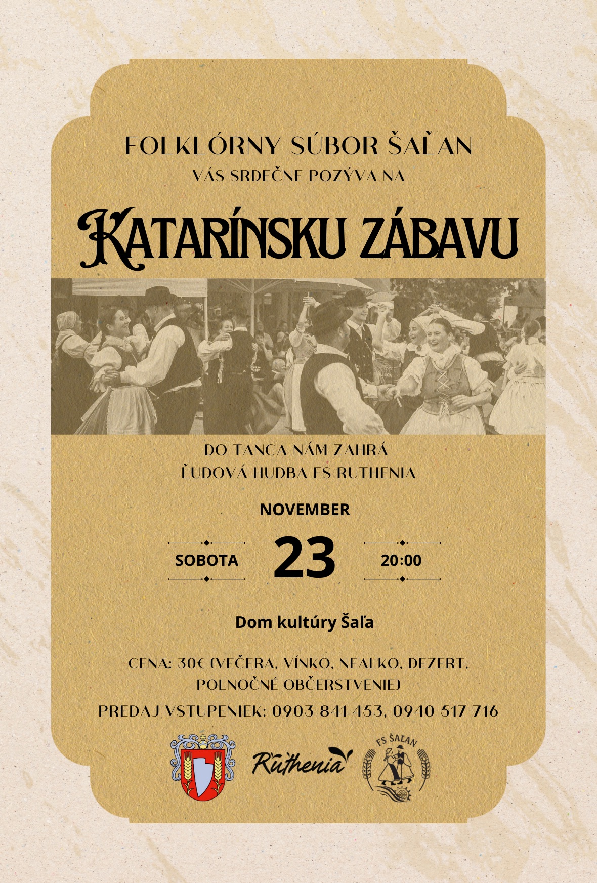 Katar�nska z�bava s Folkl�rnym s�borom �a�an 2024 �a�a - 4. ro�n�k 