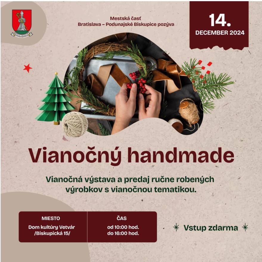 Vianon handmade 2024 - Podunajsk Biskupice