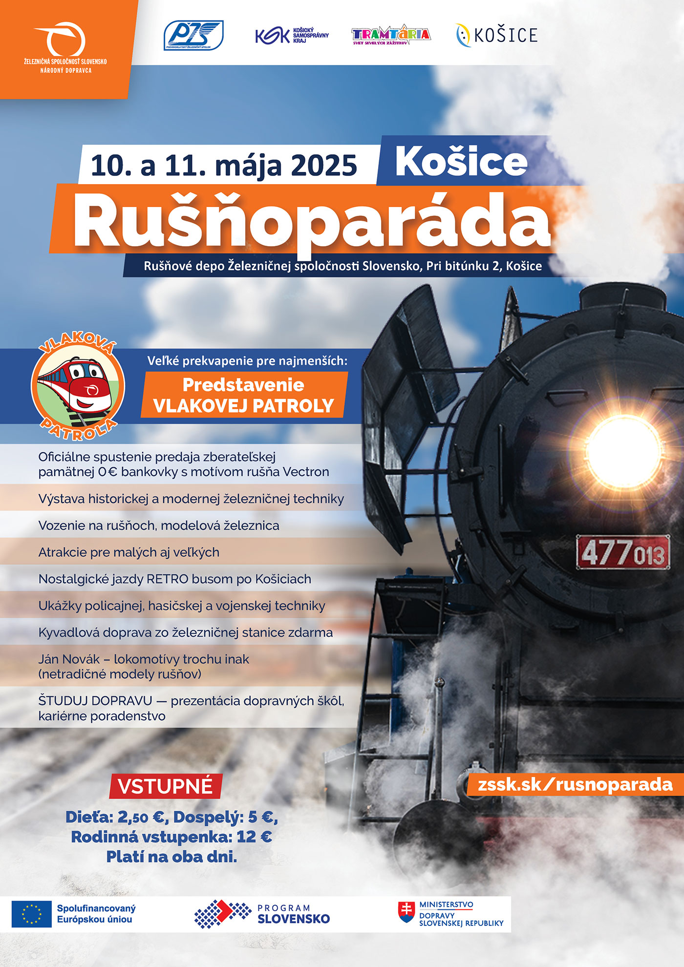 Rušňoparáda 2025 Košice
