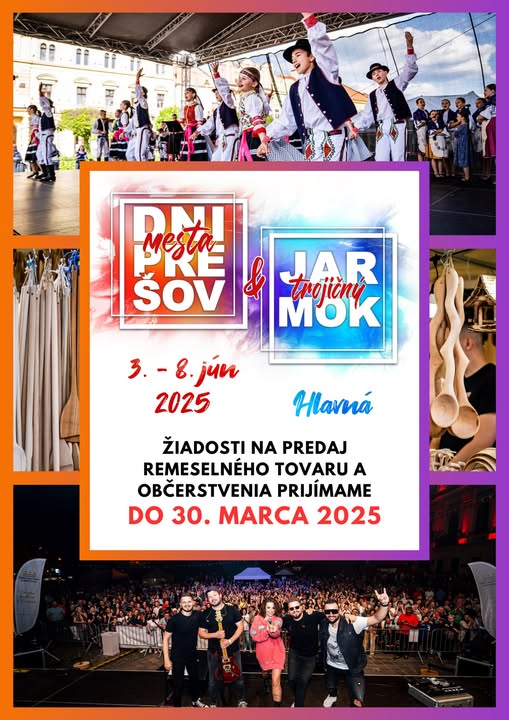 Dni mesta Pre�ov a Pre�ovsk� troji�n� jarmok 2025 Pre�ov