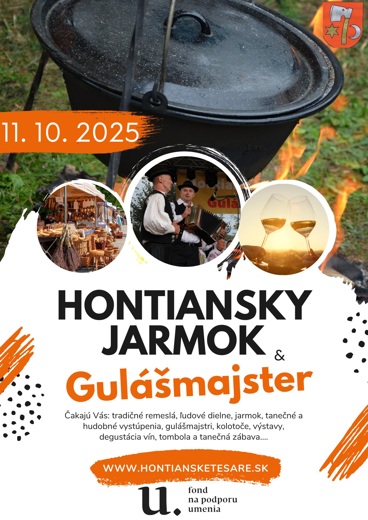 Hontiansky jarmok a Gulášmajster 2025 Hontianske Tesáre