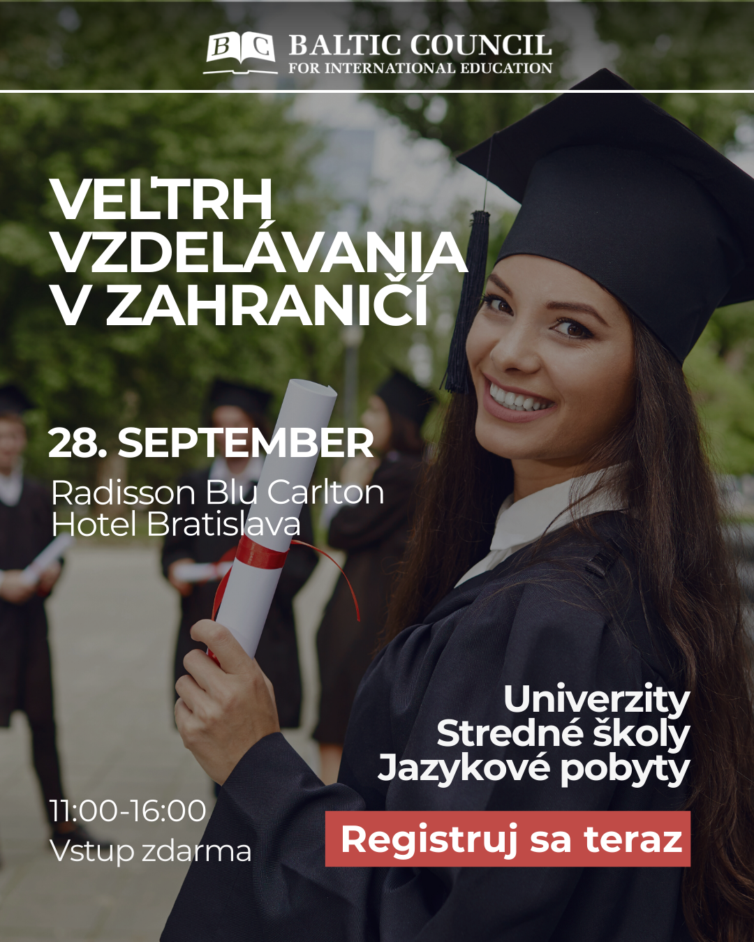 Ve�trh vzdel�vania v zahrani�� 2025 Bratislava
