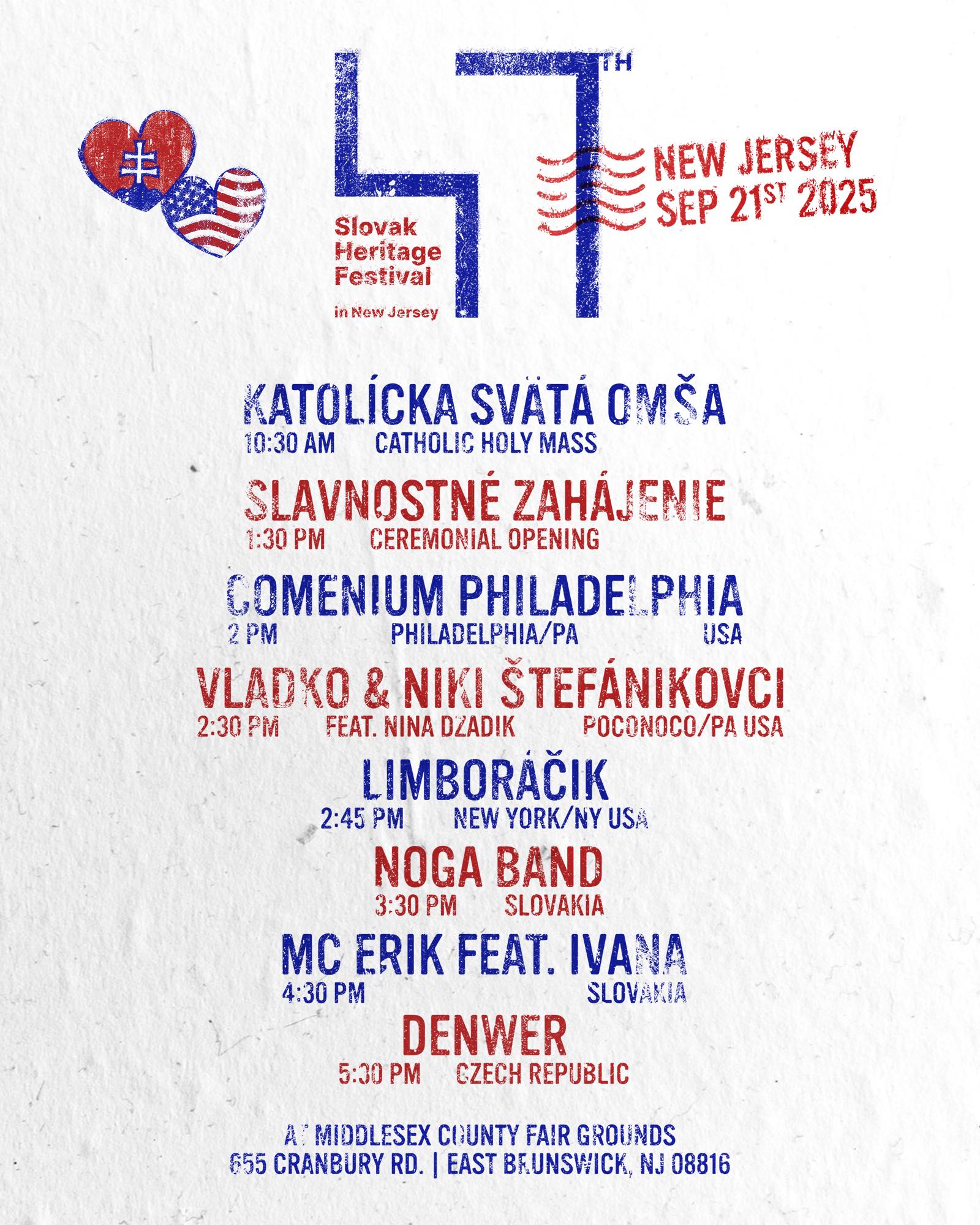 47th Slovak Heritage Festival / 47. ro�n�k Festivalu slovensk�ho dedi�stva 2025 New Jersey
