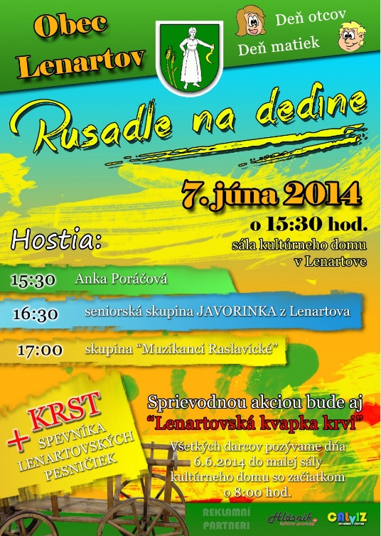 Rusadle na dedine Lenartov 2014