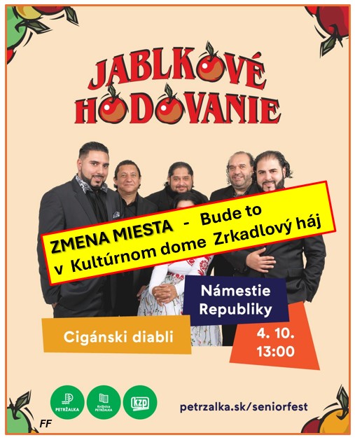ZMENA MIESTA - - - Jablkov� hodovanie 2025 Petr�alka - 18. ro�n�k