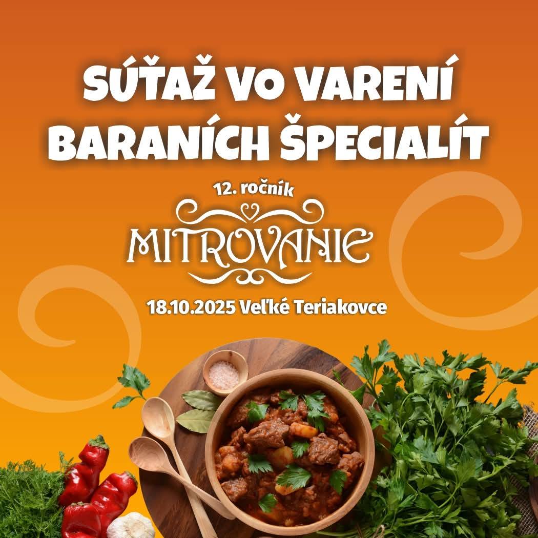 S��a� vo varen� baran�ch �pecial�t 2025 Ve�k� Teriakovce - 12. ro�n�k